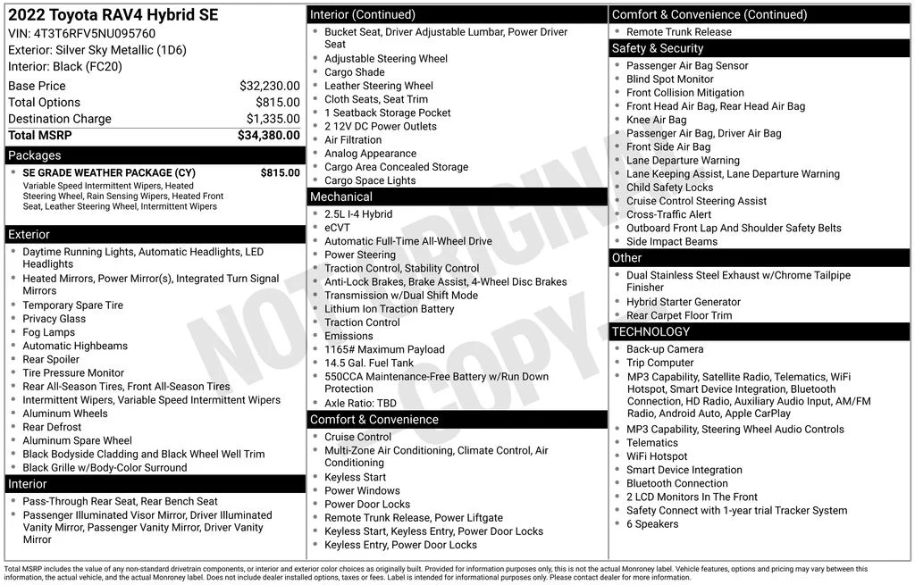 Used 2022 Silver Toyota SE image 11