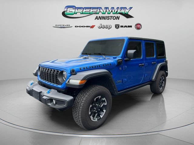 Used 2024 Hydro Blue Pearlcoat Jeep Rubicon image 3