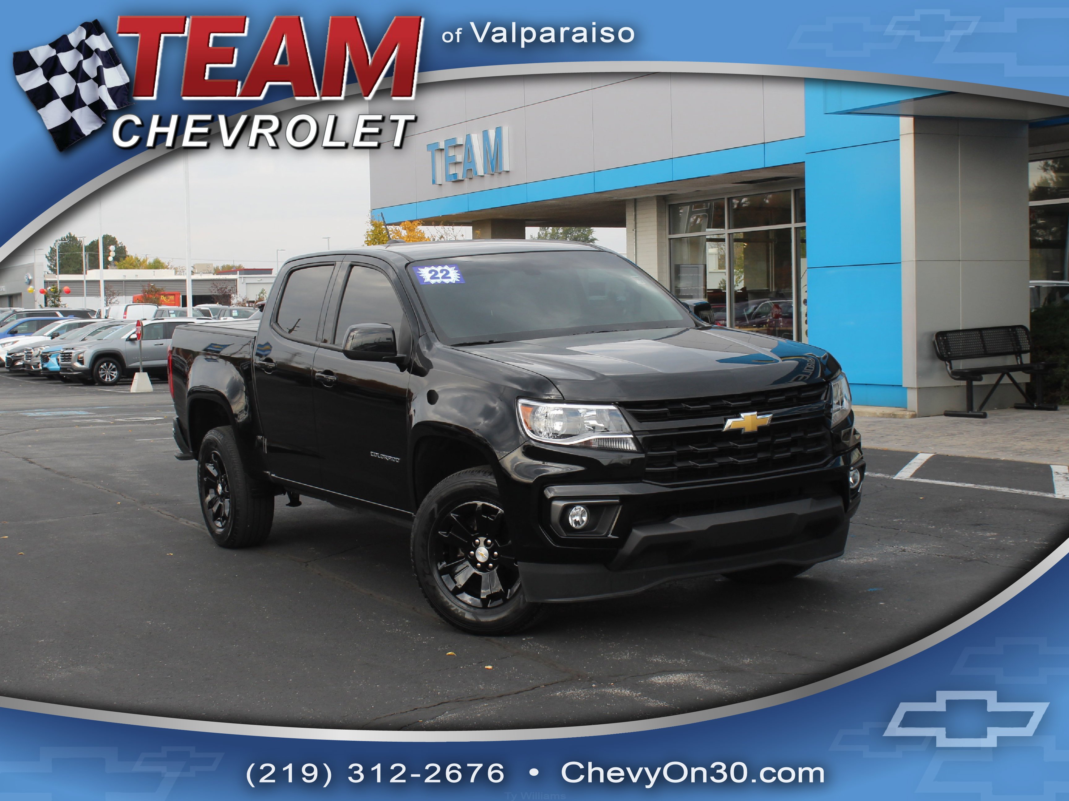 Used 2022 BLACK Chevrolet 2WD LT image 1