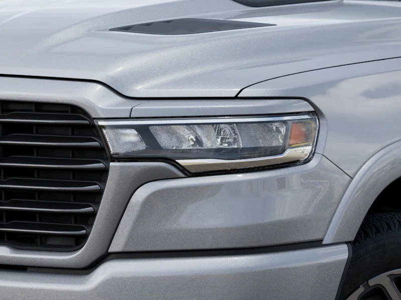 New 2026 Billet Silver Metallic Clear-Coat Exterior Paint RAM Laramie image 11