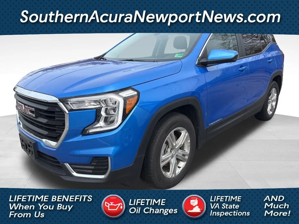 Used 2024 Blue GMC SLE image 1
