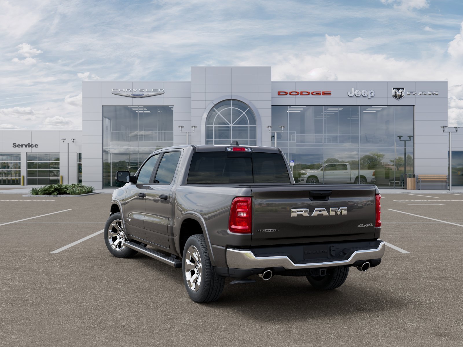 New 2026 Granite Crystal Metallic Clear-Coat Exterior Paint RAM Big Horn/Lone Star image 33