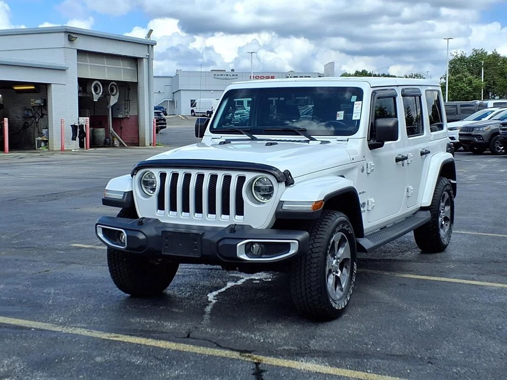 Certified 2019 Jeep Wrangler Unlimited Sahara with VIN 1C4HJXEN4KW585775 for sale in Kansas City