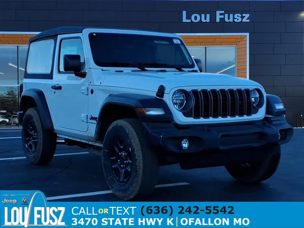 New 2026 Bright White Clearcoat Jeep Sport image 1