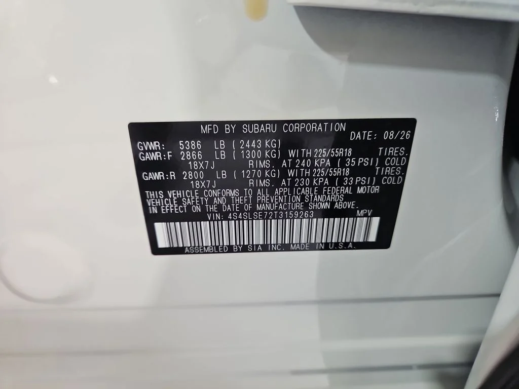 New 2026 CRYSTAL WHITE PEARL Subaru Premium Hybrid image 30