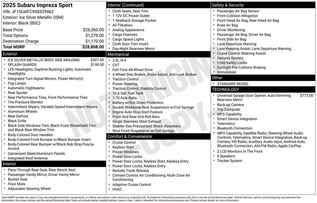 Used 2025 Silver Subaru Sport image 26