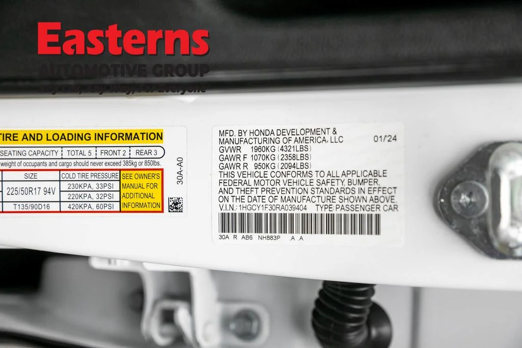 Used 2024 White Honda EX image 34