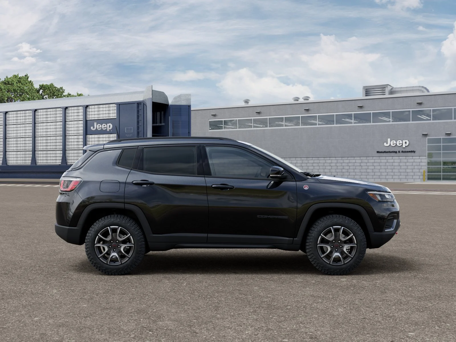 New 2026 Diamond Black Crystal Pearl-Coat Exterior Paint Jeep Trailhawk image 23