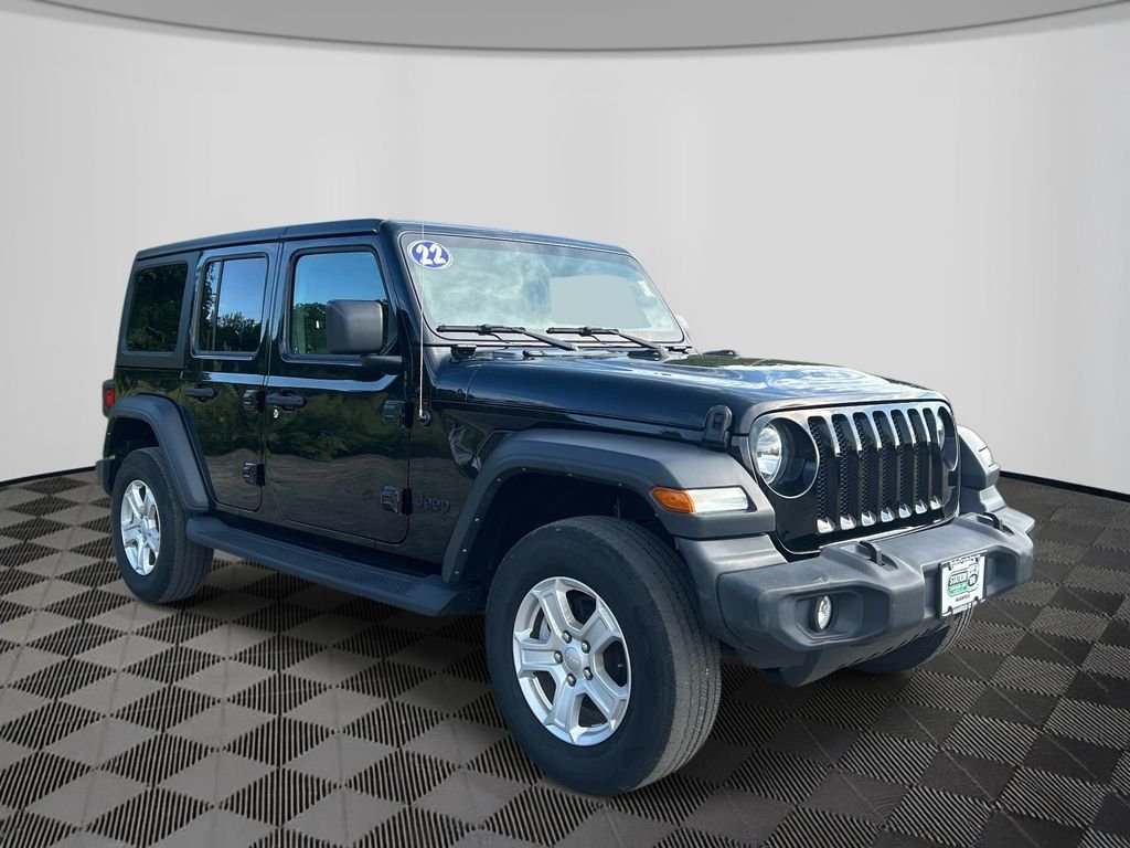 Used 2022 Black Jeep Unlimited Sport S image 7