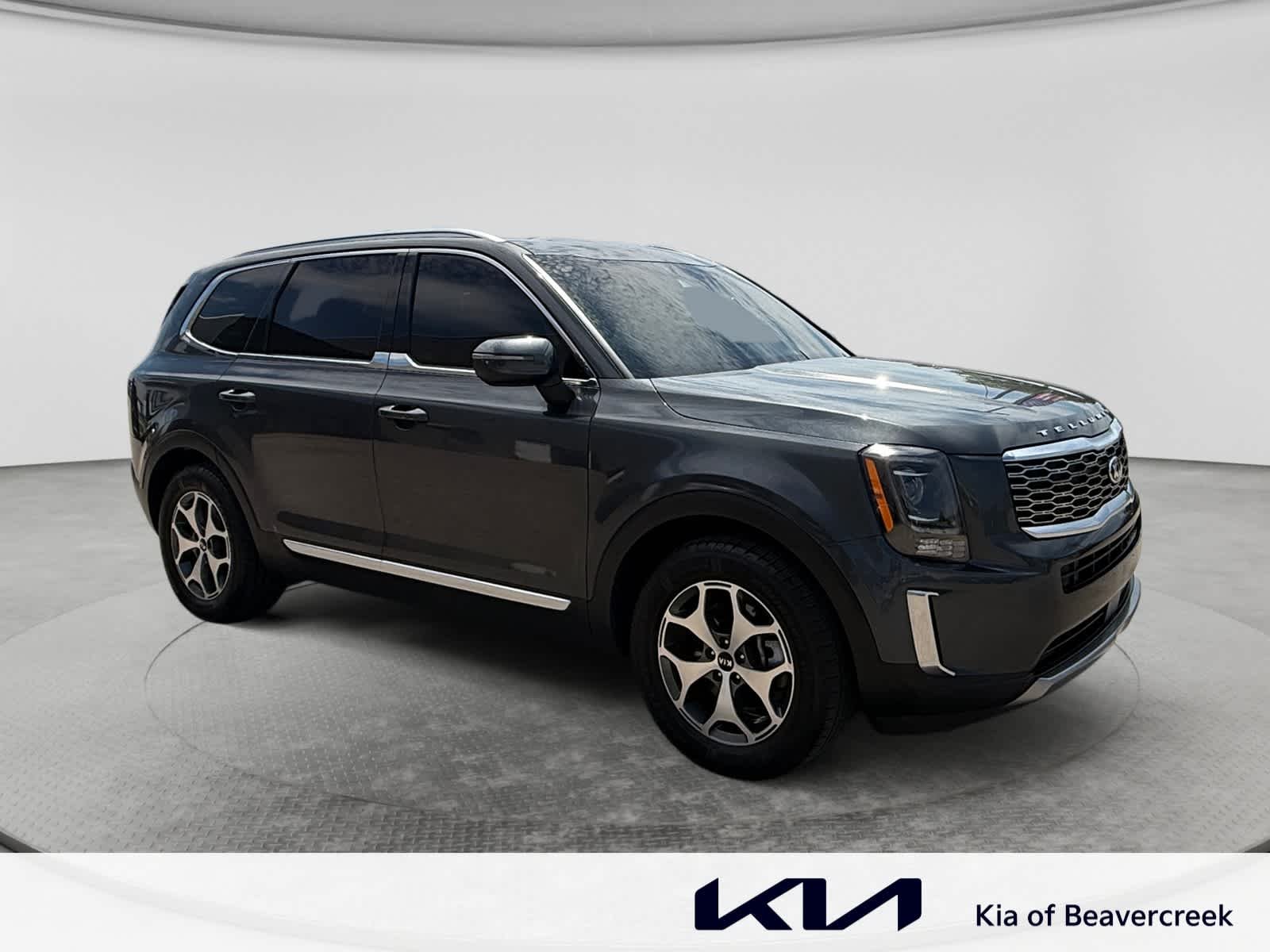 Used 2021 Gravity Grey Kia EX image 3