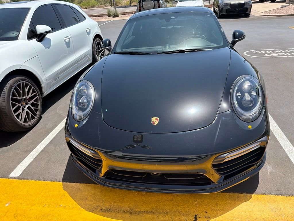 Used 2017 Racing Yellow Porsche Turbo image 2
