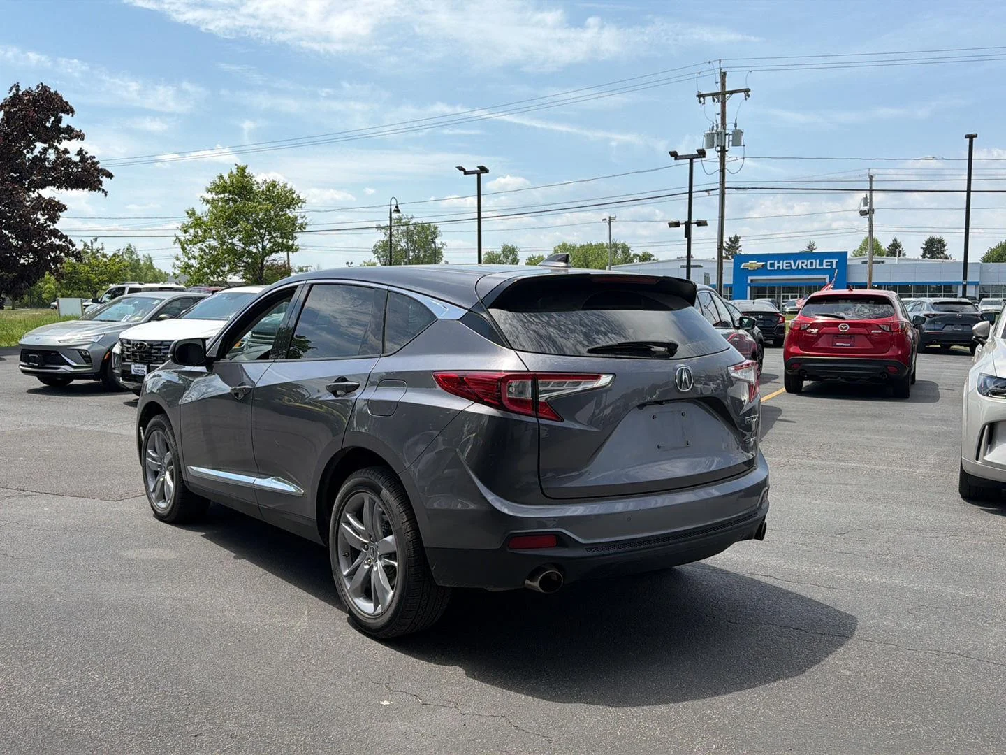 Used 2019 Modern Steel Metallic Acura SH-AWD w/Advance image 4