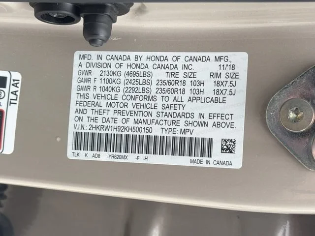 Used 2019 Tan Honda Touring image 43