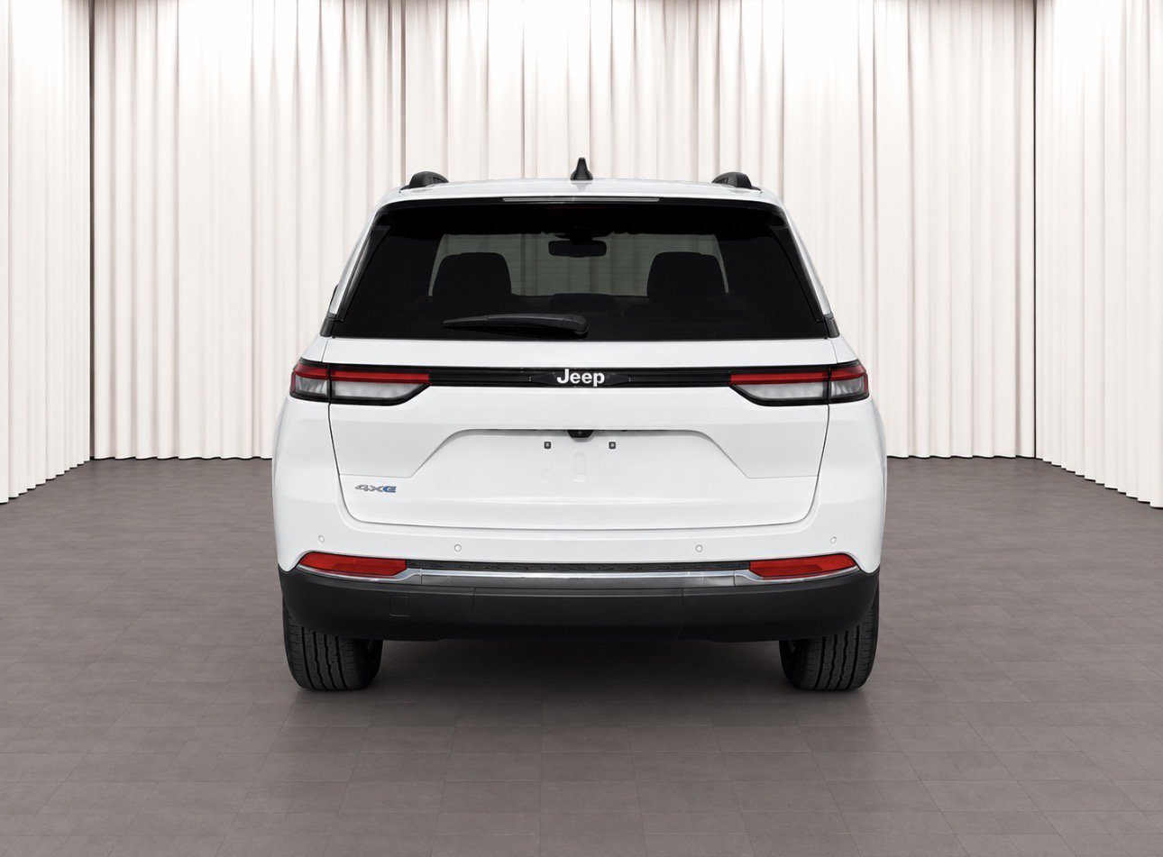Used 2024 Bright White Clearcoat Jeep 4xe image 4