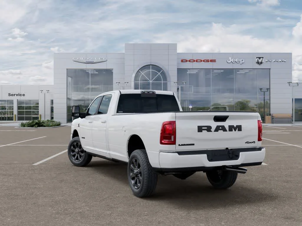 New 2026 Bright White Clear-Coat Exterior Paint RAM Laramie image 3