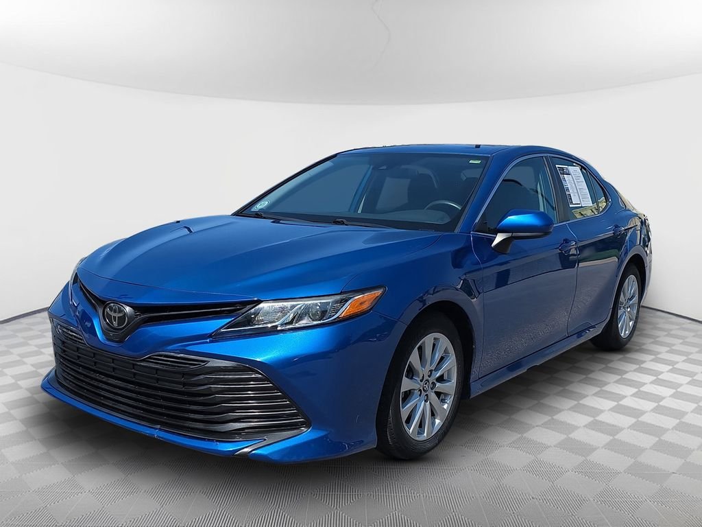 Used 2019 Blue Toyota LE image 4
