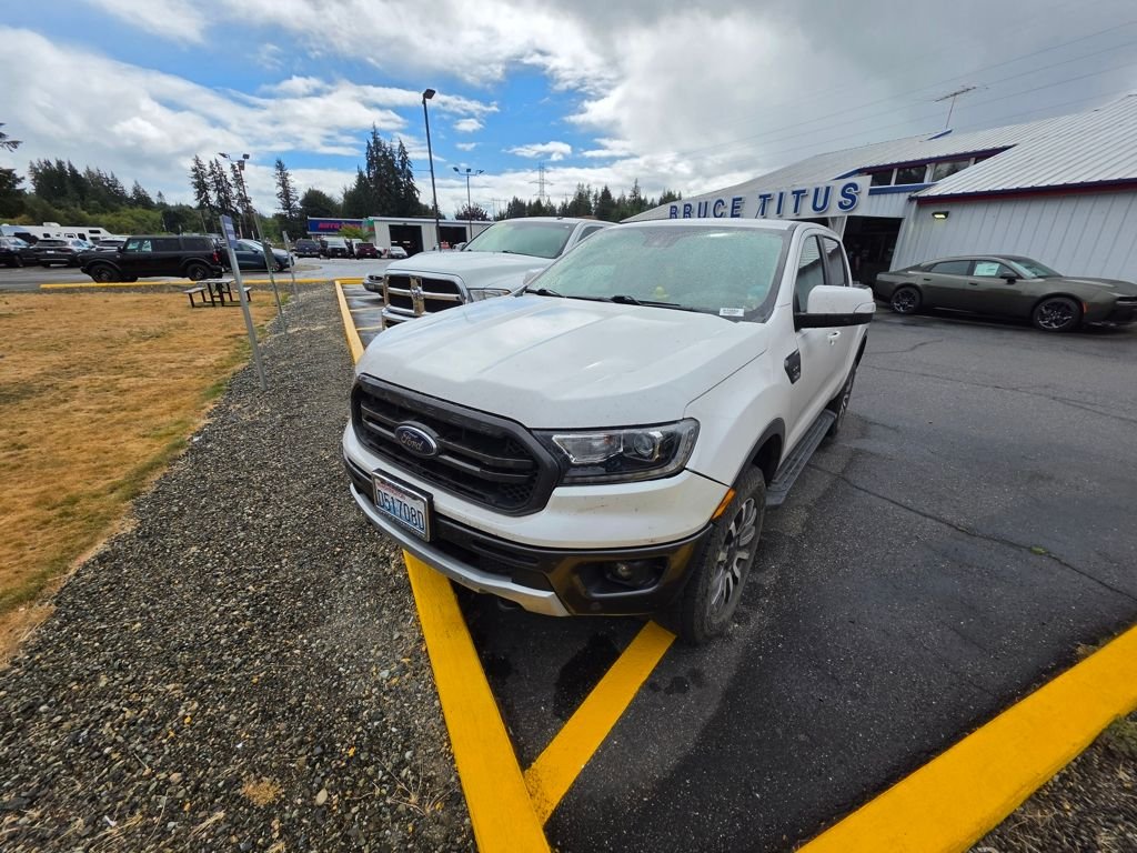 Used 2019 White Platinum Ford Lariat image 2