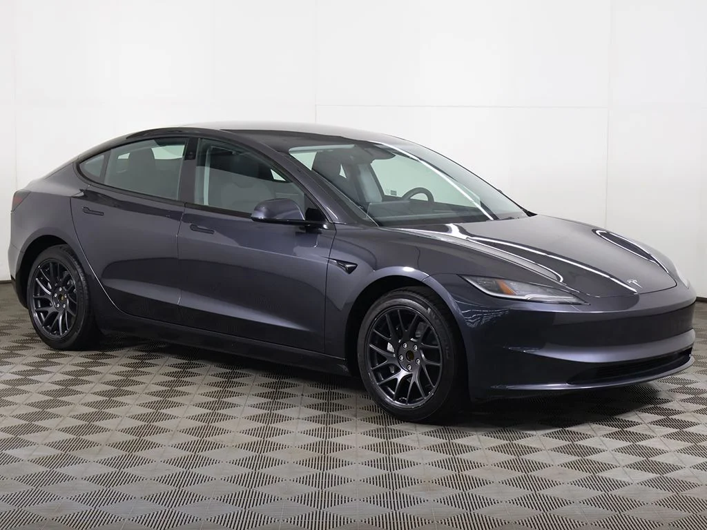 Used 2025 Stealth Gray Tesla Long Range image 2