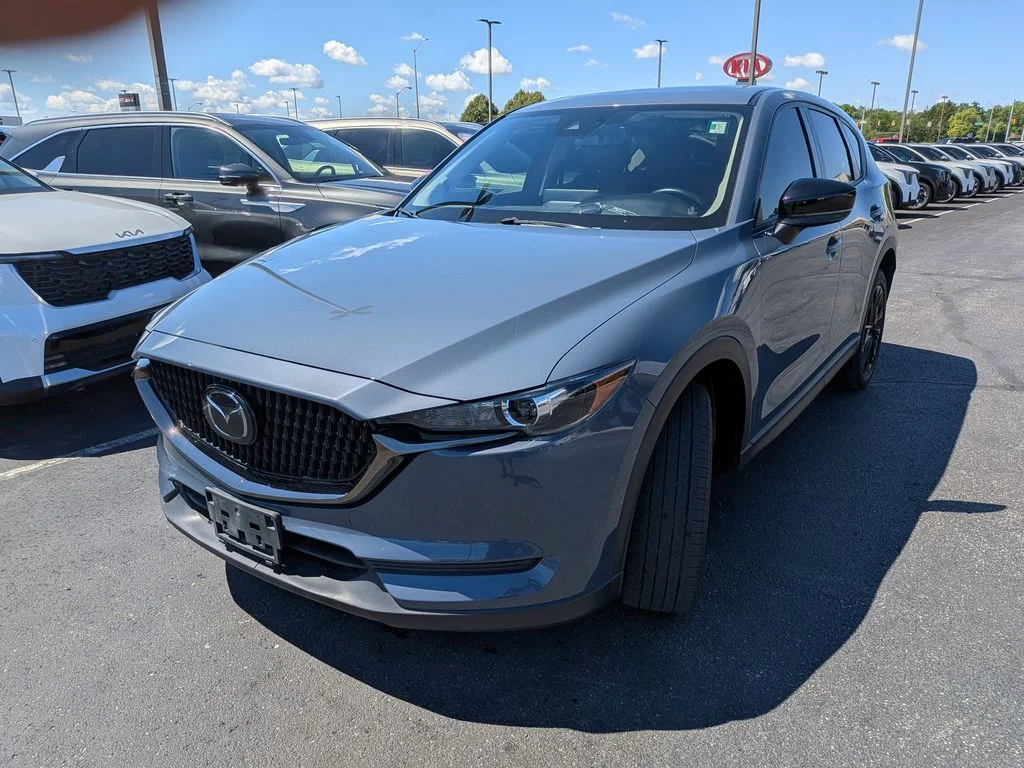 Used 2021 Gray Mazda Carbon Edition image 3