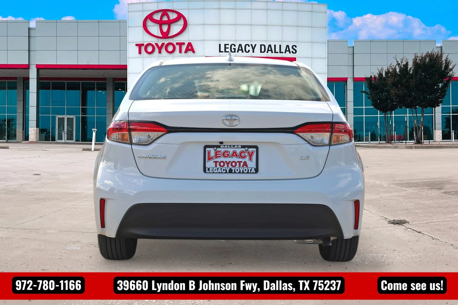 New 2026 White Toyota LE image 7