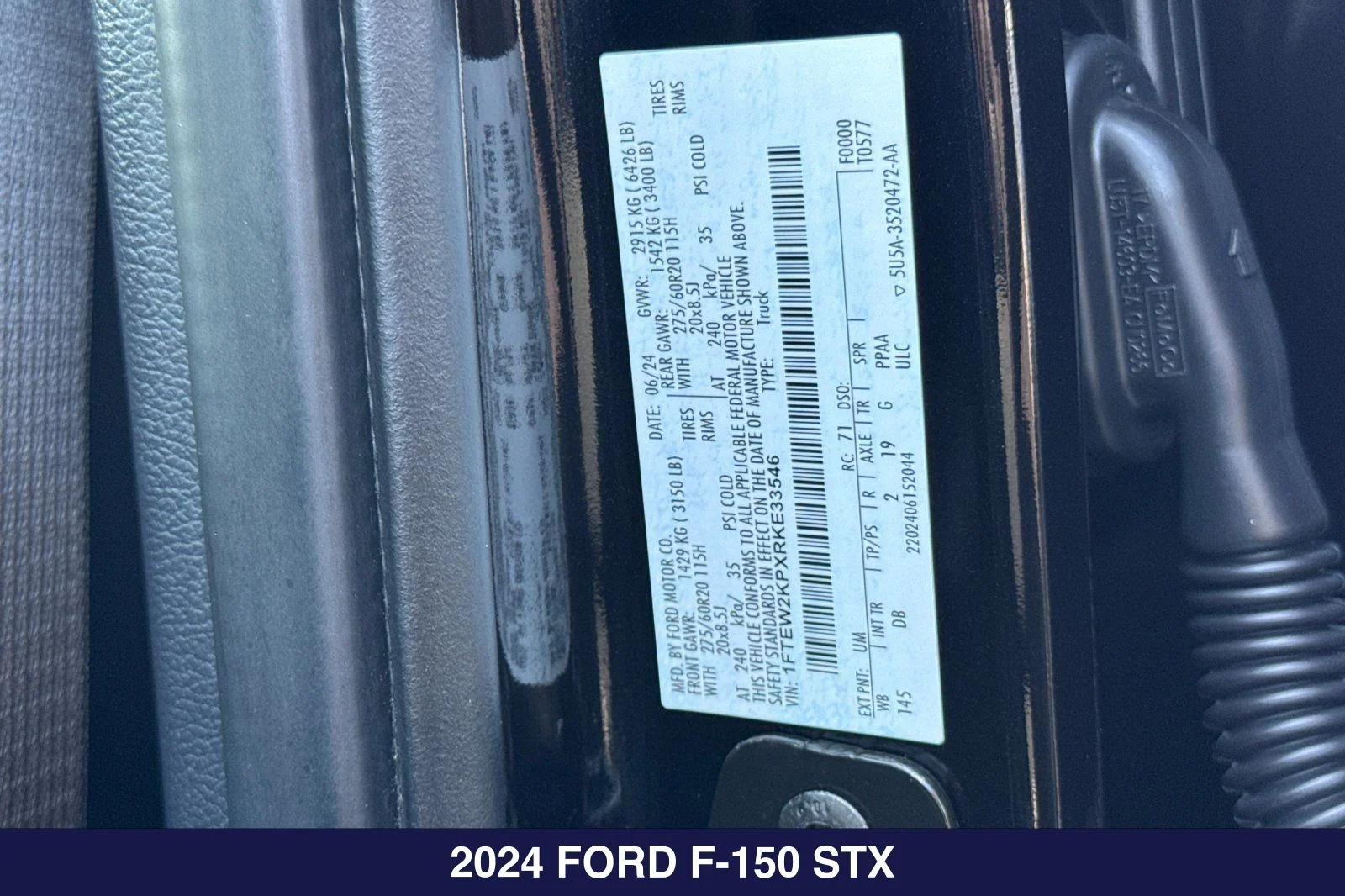 Used 2024 Black Ford STX image 30