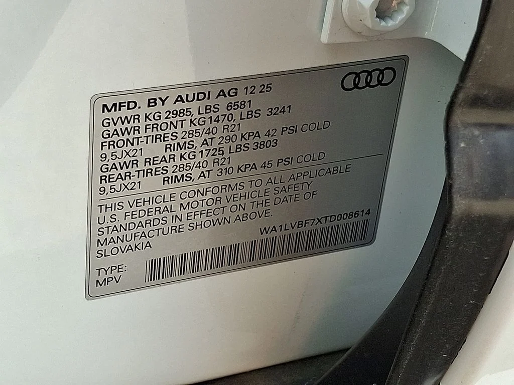 New 2026 White/off-white Audi 55 Premium Plus image 11