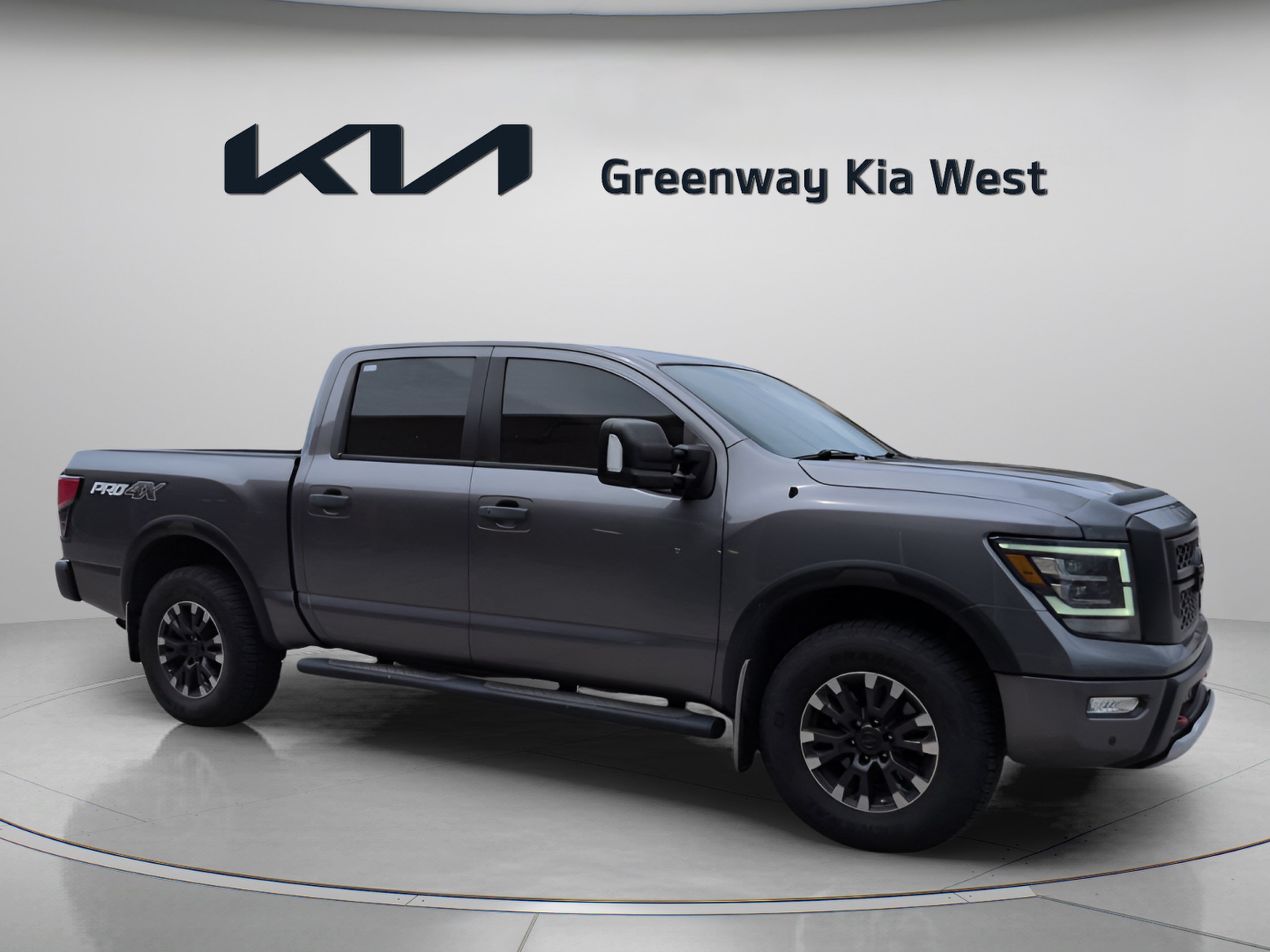 Used 2021 Gun Metallic Nissan PRO-4X image 1