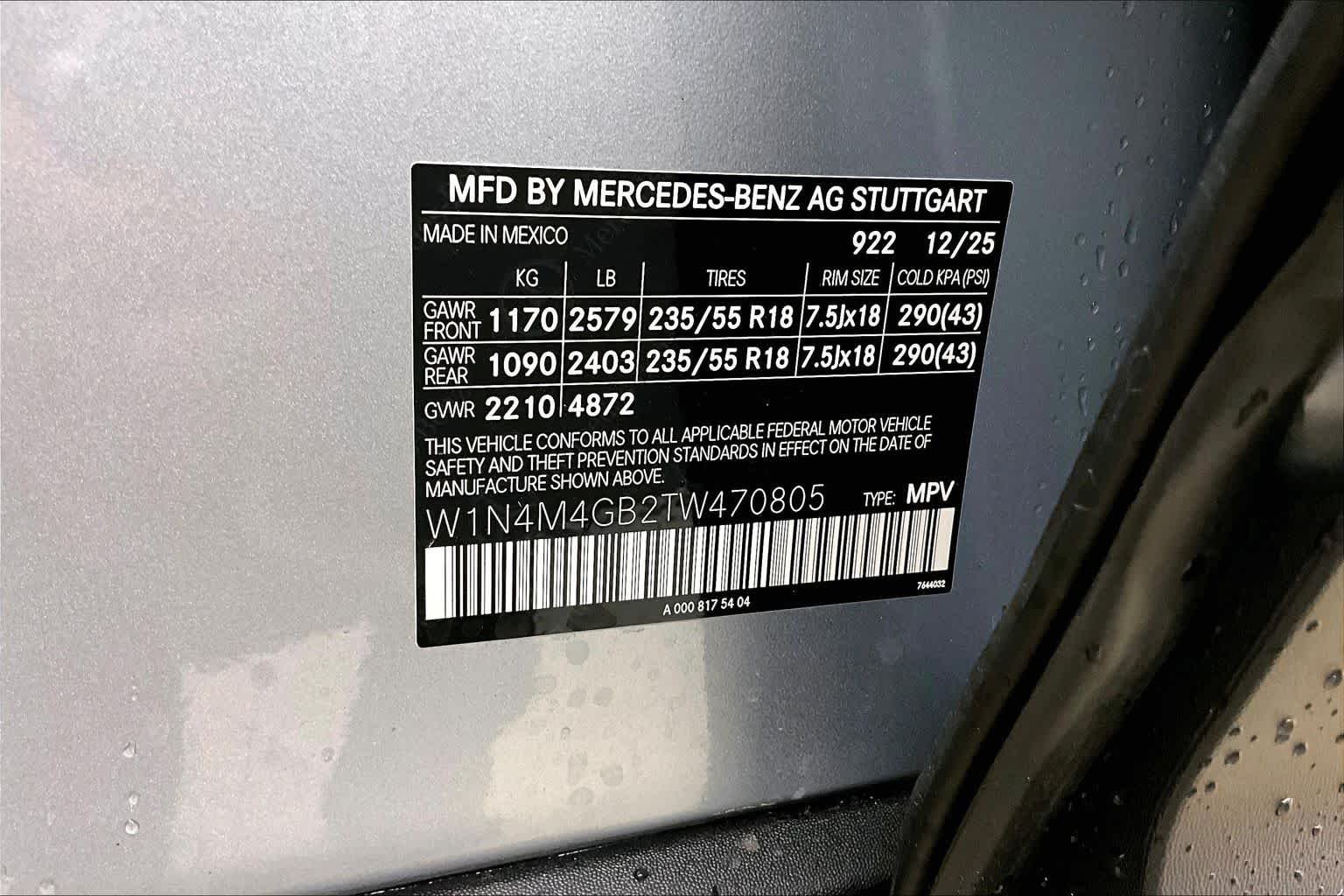 Used 2026 Cirrus Silver Metallic Mercedes-Benz GLB 250 image 21