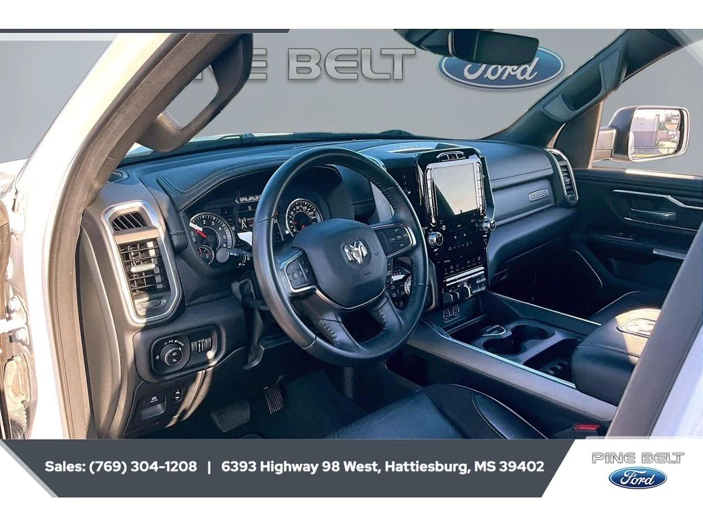 Used 2023 Ivory White Tri-Coat Pearlcoat Ram Laramie image 13