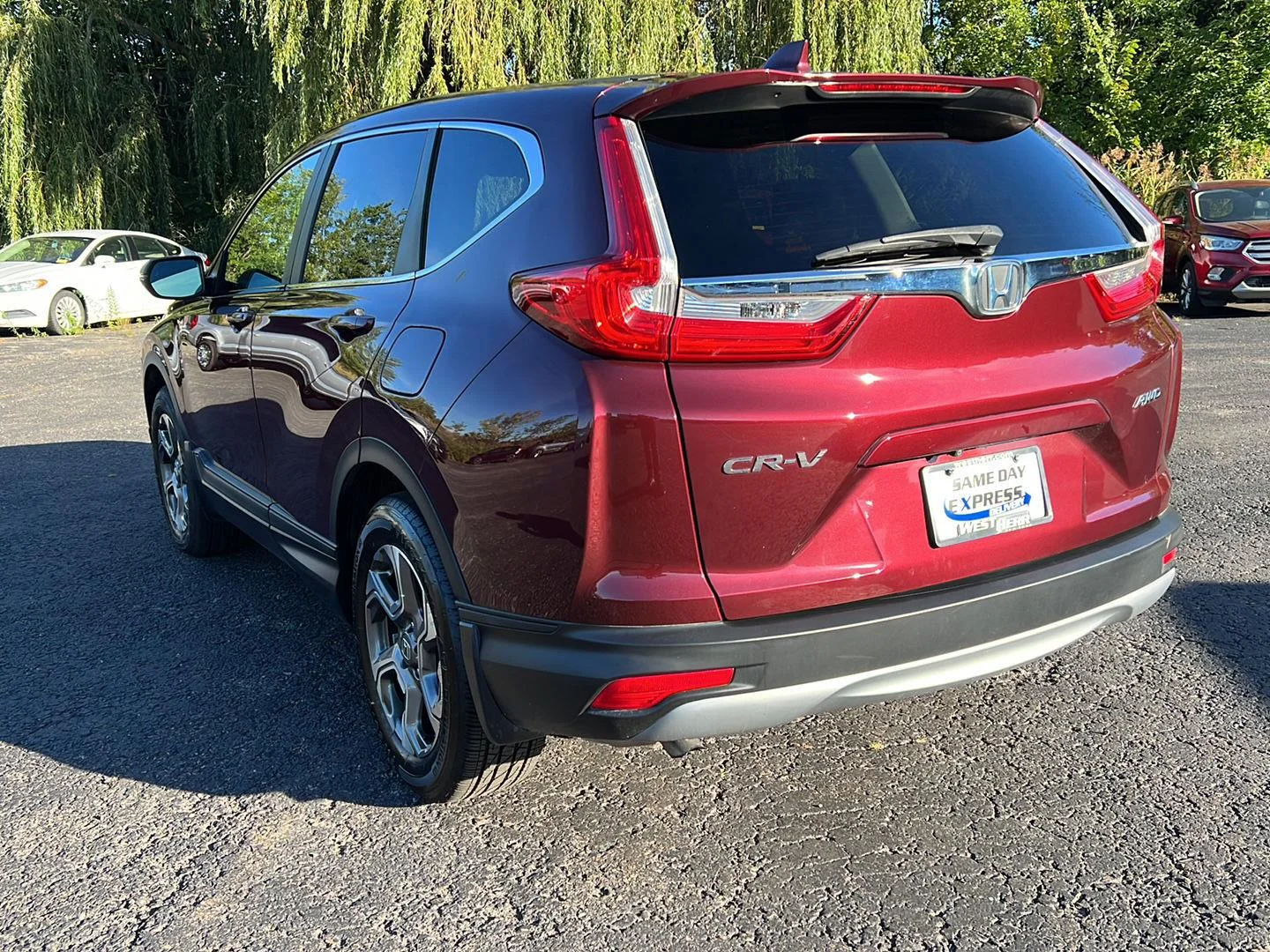 Used 2019 Basque Red Pearl II Honda EX image 3