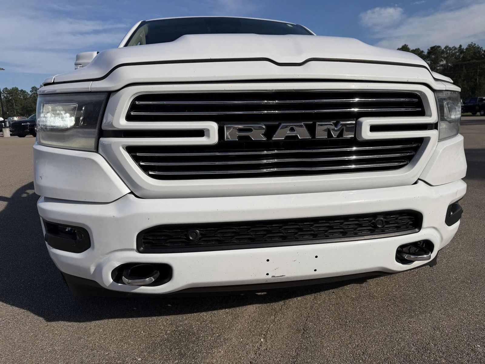 Used 2021 Bright White Clearcoat Ram Laramie image 24