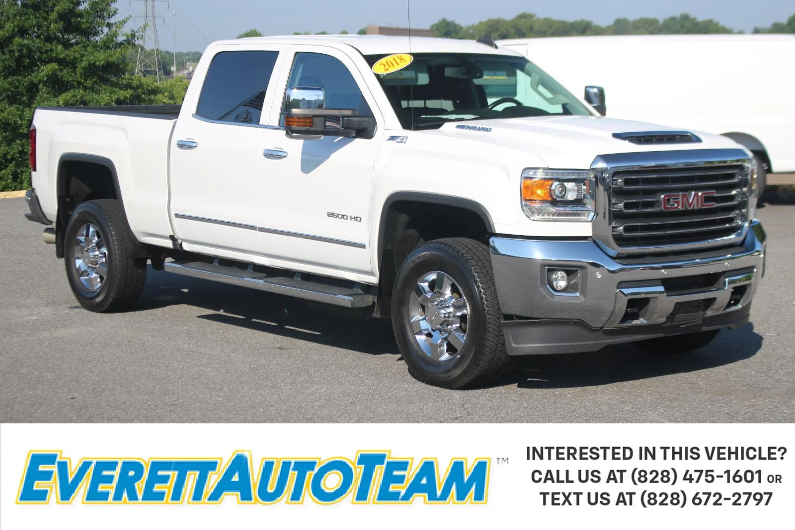 Used 2018 SUMMIT WHITE GMC SLT image 1