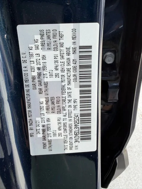 Used 2021 Blue Mazda Premium image 32