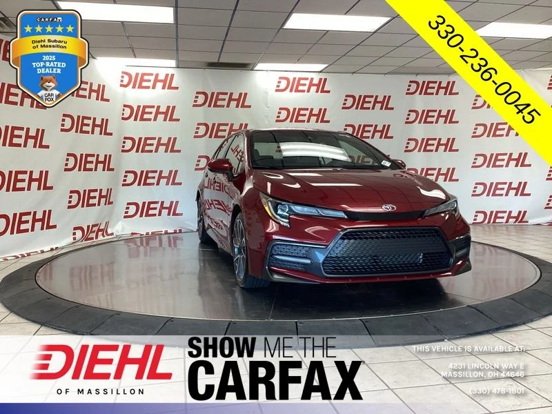 Used 2022 Red Toyota SE image 1