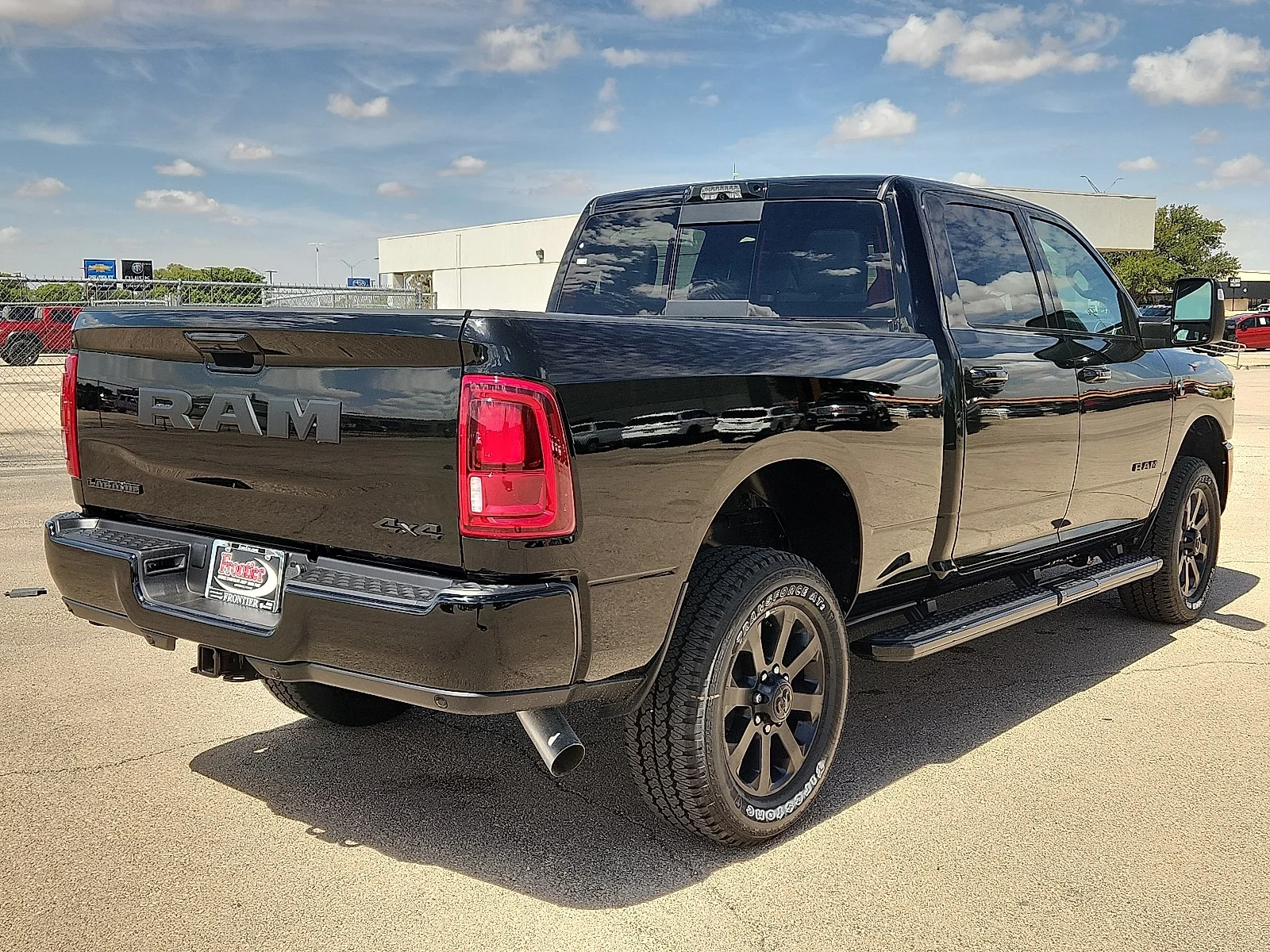 New 2027 Diamond Black Crystal Pearl-Coat  Paint Ram LARAMIE CREW CAB 4X4 6