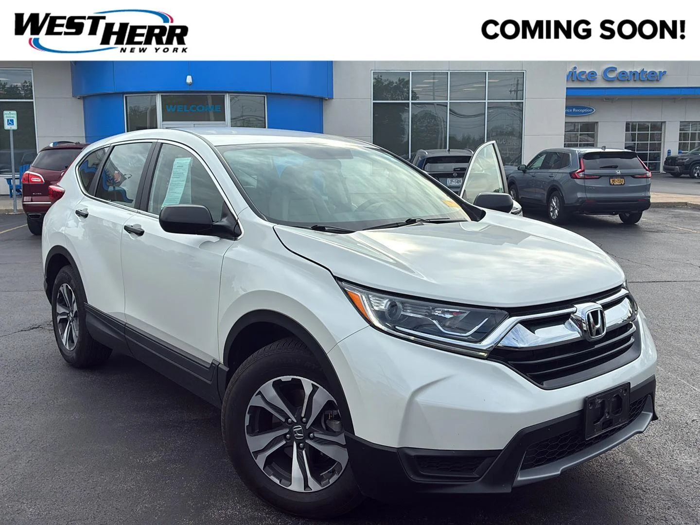 Used 2018 White Diamond Pearl Honda LX image 1