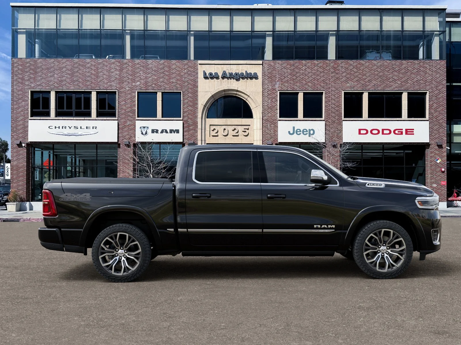 New 2026 Diamond Black Crystal Pearl-Coat Exterior Paint RAM Tungsten image 47