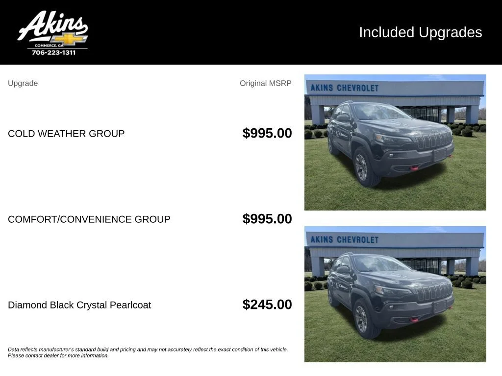 Used 2020 Black Jeep Trailhawk 4x4 image 3
