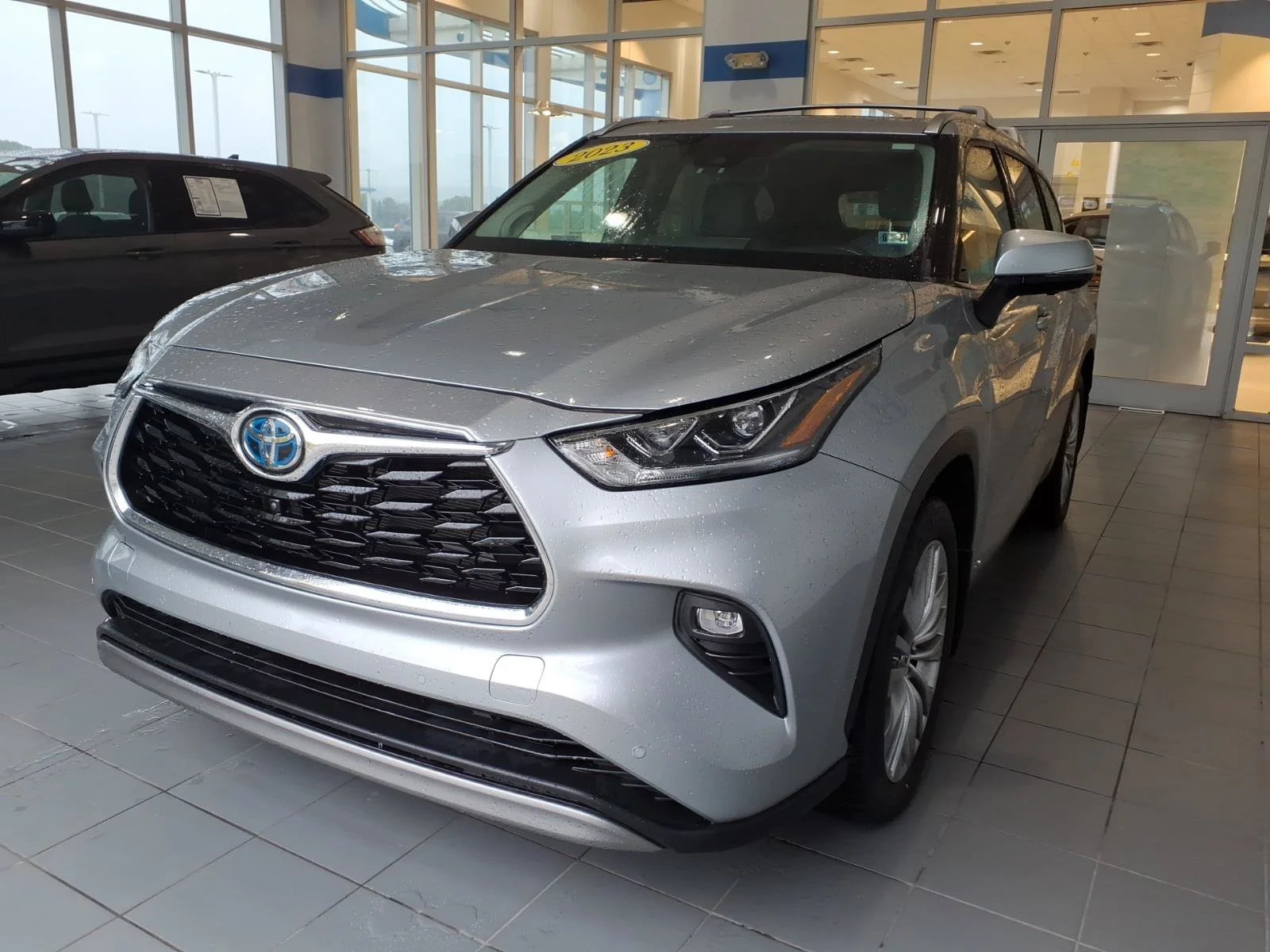 Used 2023 Celestial Silver Metallic Toyota Hybrid Platinum image 8