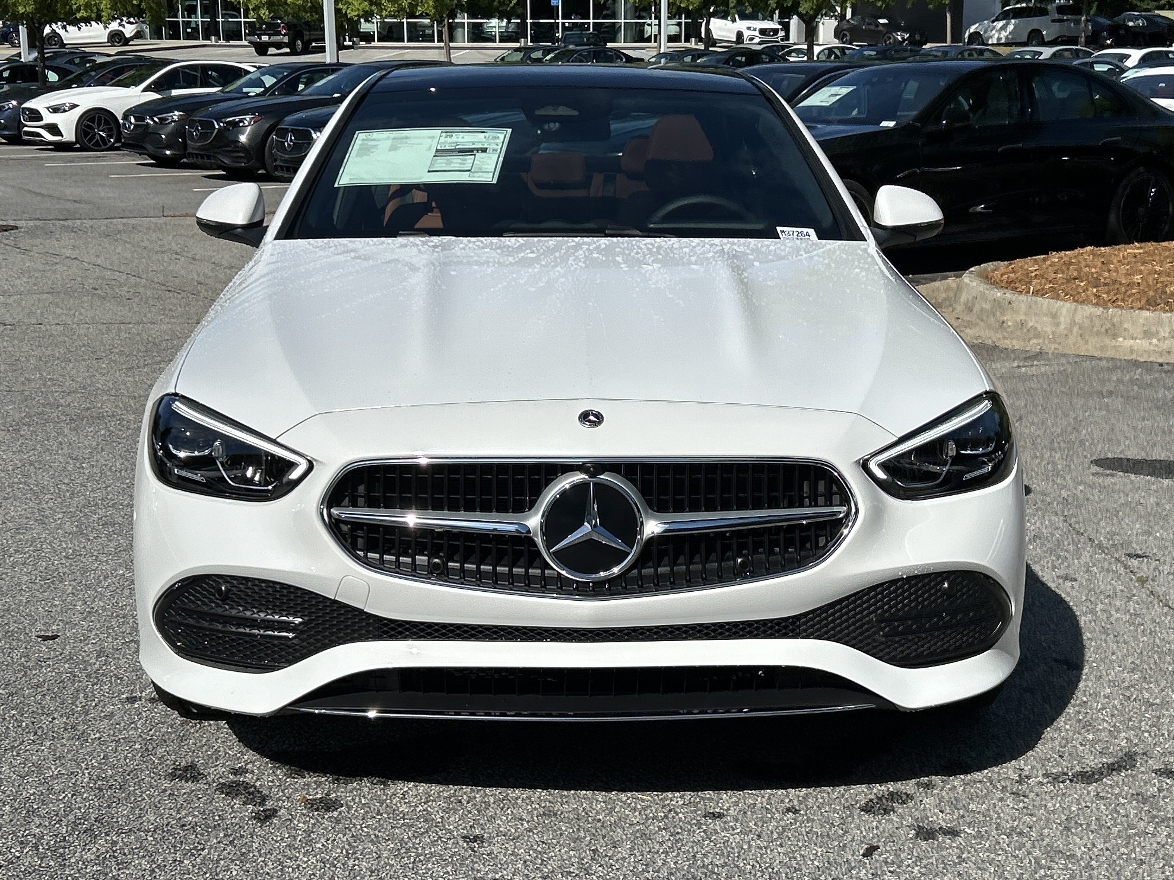 New 2026 MANUFAKTUR Moonlight White Metallic Mercedes-Benz C 300 Sedan image 3