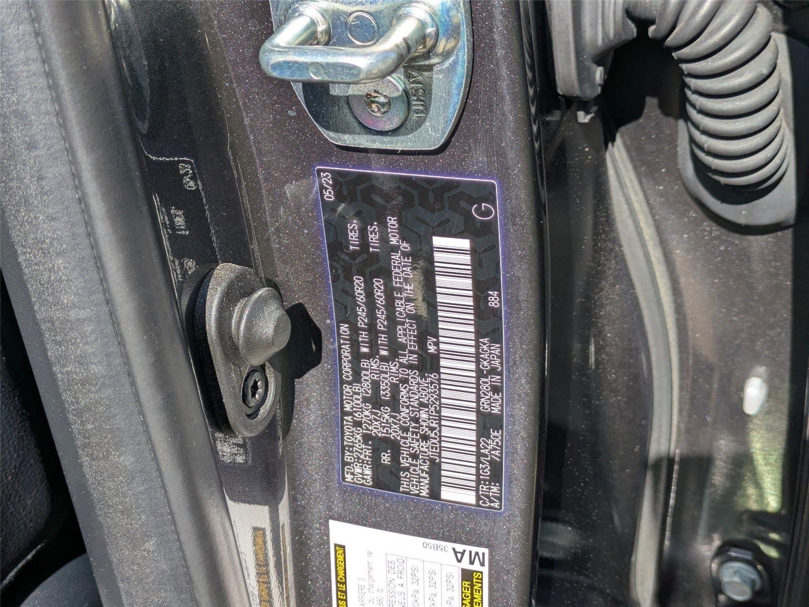 Used 2023 Magnetic Gray Metallic Toyota Limited image 39