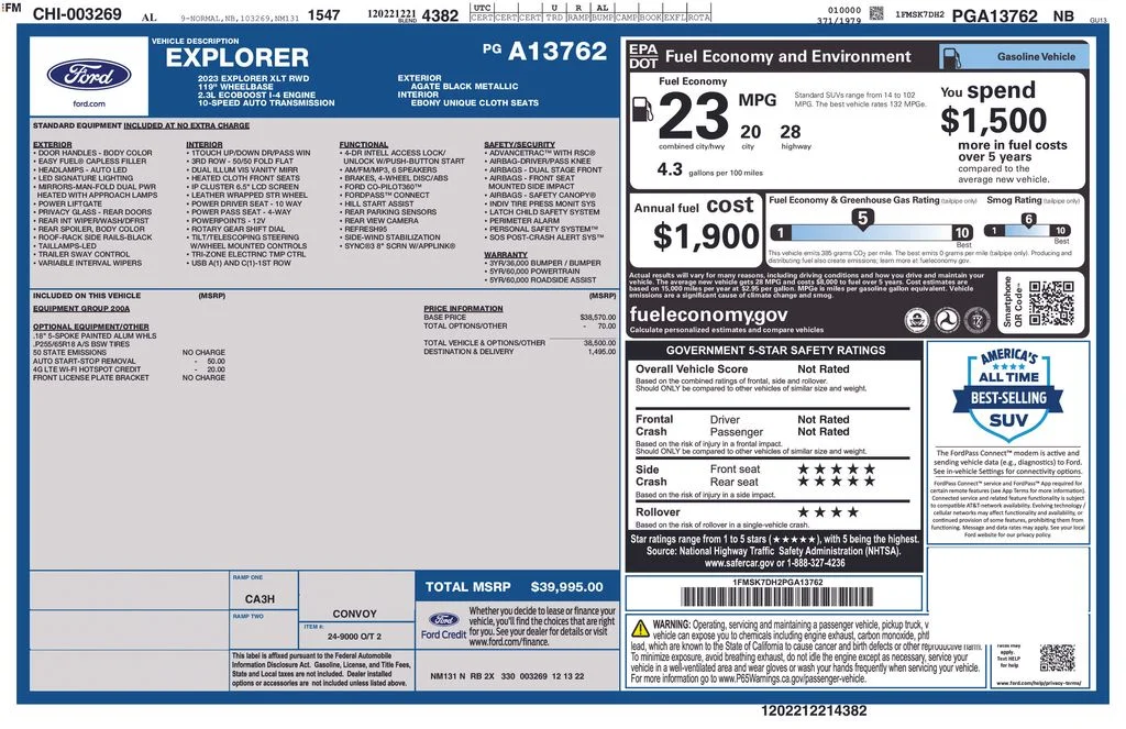 Certified Used 2023 Black Ford XLT image 5