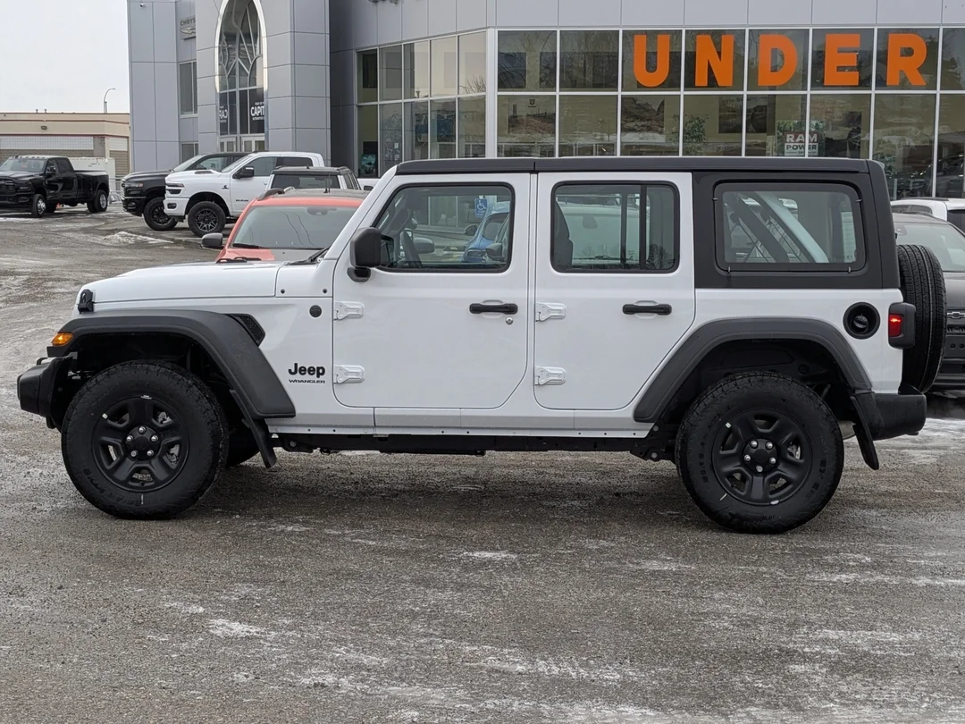 New 2026 White Jeep Sport - - 4x4 - 2.0L Turbo Engine - 12.3 Uconnect 5 Display - 3-Piece Hard Top & More! image 5