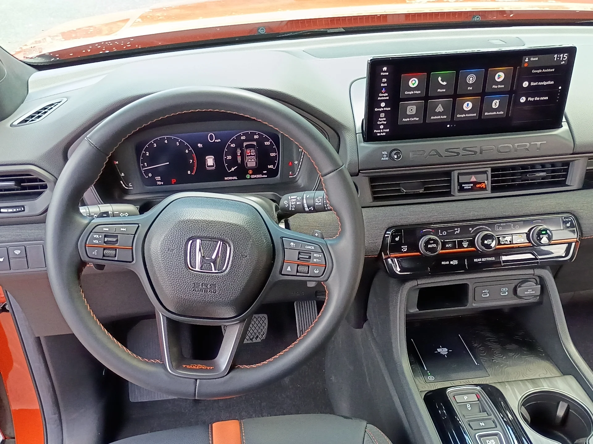 Certified Used 2026 Sunset Orange II Honda TrailSport Blackout image 12