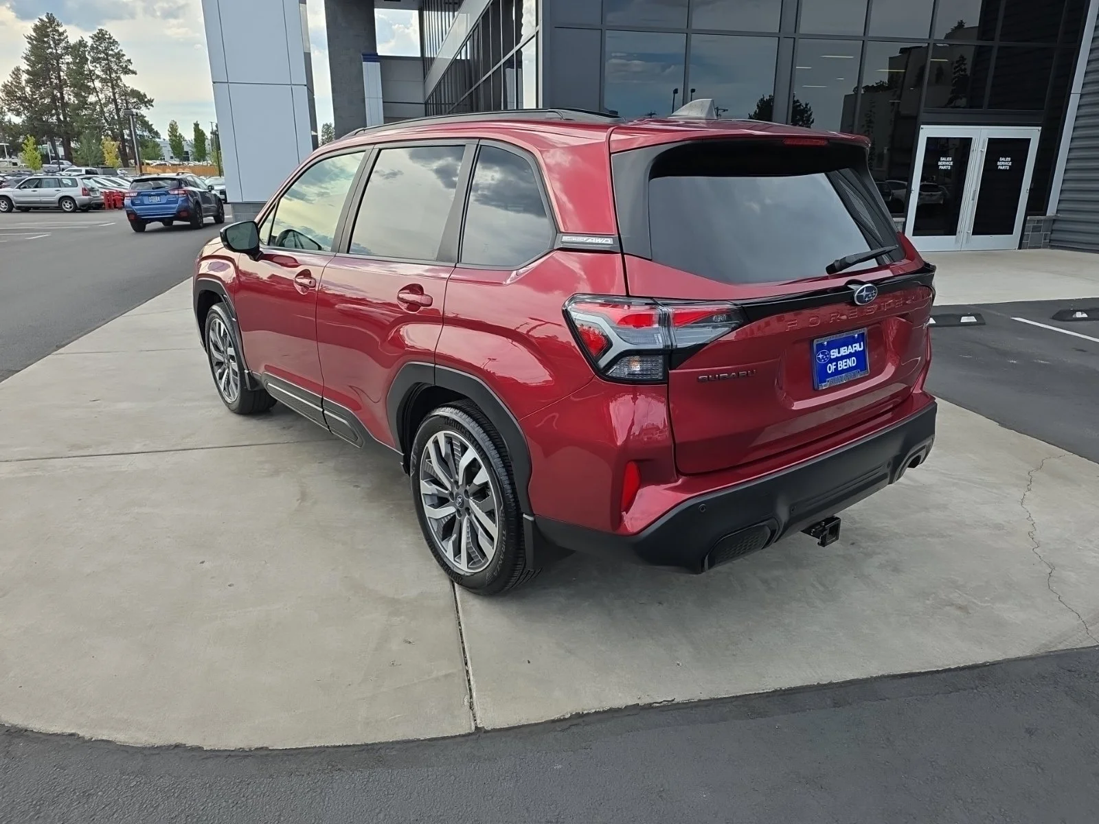 Used 2025 Crimson Red Pearl Subaru Touring image 7