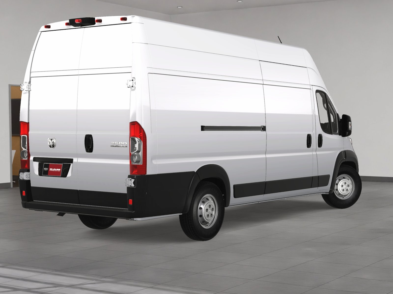 New 2024 Bright White Clear-Coat Exterior Paint RAM Super High Roof image 35