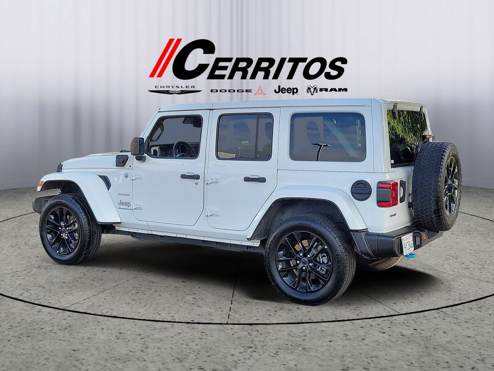 Certified Used 2024 White Jeep Sahara 4xe image 2