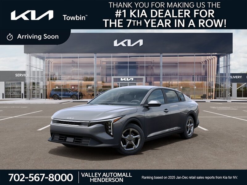 New 2026 Steel Gray Kia LXS image 1