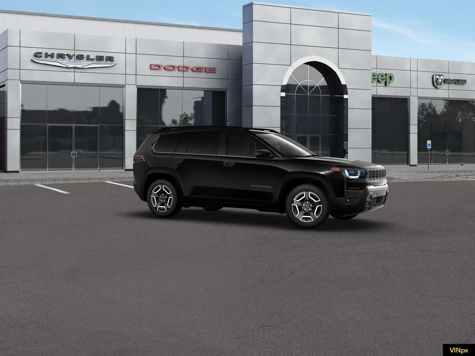 New 2026 Diamond Black Crystal Pearlcoat Jeep Limited image 10