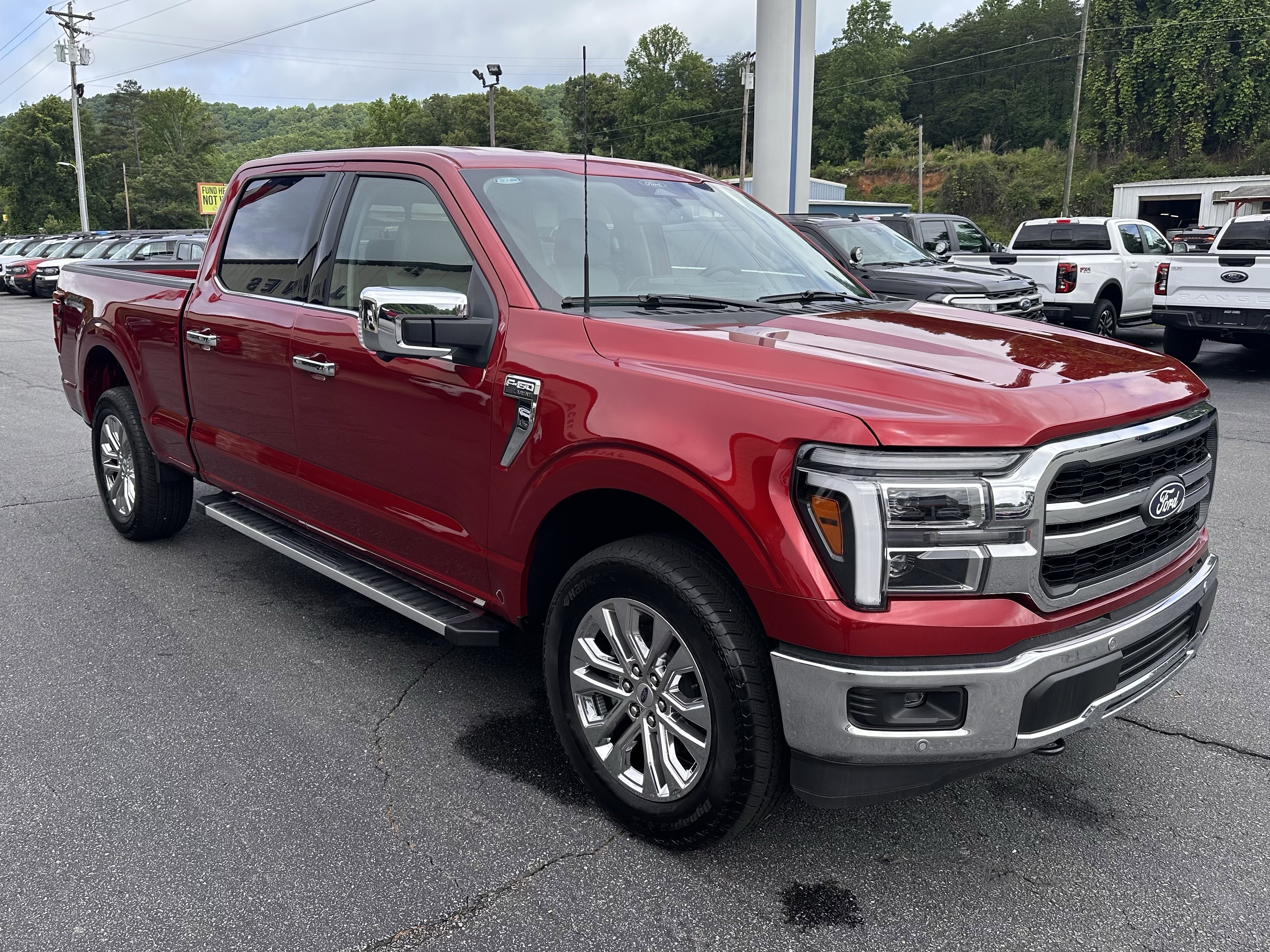 Certified Used 2026 Ruby Red Metallic Tinted Clearcoat Ford LARIAT image 4